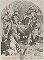 The Entombment, Giovanni Temini Italian, Engraving