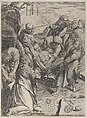 The Entombment, Philippe Thomassin  French, Engraving