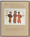 Valentine, Kate Greenaway  British, White card, chromolithography