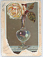 Valentine, Walter Crane (British, Liverpool 1845–1915 Horsham), White card stock with gilding; chromolithography, gold lithography