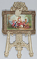 Valentine - Standing easel, chromolithographed family, Raphael Tuck & Sons  British, Heavy card-stock, gilding, chromolithography