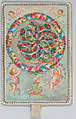 Valentine - Mechanical kaleidoscope, cherubs, Anonymous  British, Heavy card-stock, die cut card stock, chromolithography with  gilding, transparent film