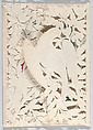 Valentine, Anonymous, Cameo-embossed, open-work lace paper, lithography, watercolor