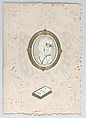 Valentine, Anonymous, Cameo-embossed, open-work lace paper, lithography, watercolor