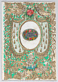 Valentine, Anonymous, Cameo-embossed, open-work lace paper, chromolithography, colored paper, ink