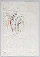 Valentine, Anonymous, Open-work cameo embossed  lace paper, die cut scrap