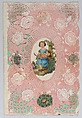 Valentine, Anonymous, Cameo-embossed,   open-work lace paper, colored paper,  chromolithographed die-cut scraps