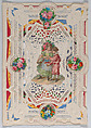 Valentine, Anonymous, Cameo-embossed open-work lace paper, chromolithography