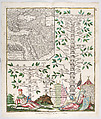 Neu inventiert genealogischer Stamm-Baum der Griechisch Kayser... desgleichen ein Stamm-Baum der Türckischen Kayser (A newly invented genealogical tree of the last Byzantine emperor...as well as one of the Turkish sultan), Gottfried Rogg  German, Engraving