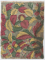 Sheet with overall leaf pattern, Anonymous , Italian, late 18th-mid 19th century, Relief print (wood or metal)