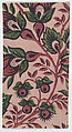 Small sheet with overall floral pattern, Anonymous , Italian, late 18th-mid 19th century, Relief print (wood or metal)