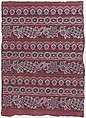 Sheet with three borders with paisley and floral patterns, Anonymous , Italian, late 18th-mid 19th century, Relief print (wood or metal)