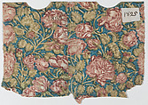Sheet with an overall floral pattern, Anonymous , Italian, 19th century, Relief print (wood or metal)