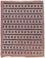 Sheet with ten borders with floral patterns on pale pink background, Anonymous , Italian, late 18th-mid 19th century, Relief print (wood or metal)