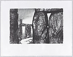 Stonehenge IV; Inside the Circle, Henry Moore British, Lithograph