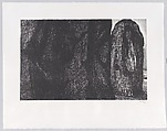 Stonehenge V; Hacked Stone, Henry Moore British, Lithograph