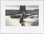 Stonehenge VII; Rainwashed Stones, Henry Moore British, Lithograph
