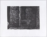 Stonehenge XII; Moonlit Blackness, Henry Moore British, Lithograph