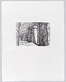 Stonehenge A, Henry Moore British, Lithograph