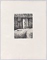 Stonehenge B, Henry Moore British, Etching, state II/II
