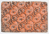 Sheet with overall paisley pattern, Anonymous , 19th century, Relief print (wood or metal)