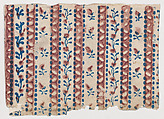 Sheet with overall curved line pattern, Anonymous  , 19th century, Relief print (wood or metal)
