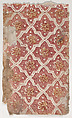 Sheet with overall floral and dot pattern, Anonymous  , 19th century, Relief print (wood or metal)