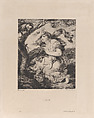 The Storm, after Greuze, from "L'Art", Jules-Ferdinand Jacquemart  French, Etching