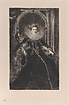 Infanta Isabella, after Simon de Vos, Jules-Ferdinand Jacquemart French, Etching
