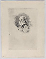 Portrait of Albert Jacquemart, Jules-Ferdinand Jacquemart French, Etching