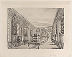 Room in the Louvre Containing Gems and Jewels, Jules-Ferdinand Jacquemart French, Etching