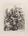 Vase of Flowers, Jules-Ferdinand Jacquemart French, Etching, second state of three (Gonse)