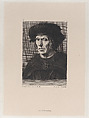 Portrait of Jacob van Veen, after Maarten van Heemskerck, Jules-Ferdinand Jacquemart  French, Etching on chine collé