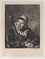 Malle Babbe, after Frans Hals, Jules-Ferdinand Jacquemart (French, Paris 1837–1880 Paris), Etching on chine collé