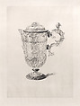 Crystal Flagon, Jules-Ferdinand Jacquemart French, Etching