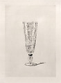 Crystal Drinking Glass, Jules-Ferdinand Jacquemart French, Etching