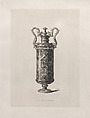 Oriental Jasper Vase, Jules-Ferdinand Jacquemart French, Etching, first state of two (Gonse)