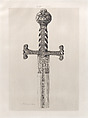 Sword of Francis I, Jules-Ferdinand Jacquemart French, Etching