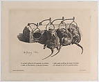 Mousetrap, Charles Jacque French, Etching