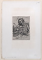 Death Playing the Violin, Charles Jacque  French, Etching