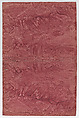 Red paste paper book cover, Anonymous , 19th century, Relief print (wood or metal)