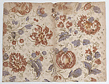 Book cover with overall circular pattern, Anonymous , Italian, 18th century, Relief print (wood or metal)