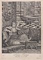 Femme Turque, qui fume sur le Sopha, plate 45 from "Recueil de cent estampes représentent differentes nations du Levant", Jean Baptiste Vanmour French, Etching and engraving
