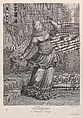 Tchinguis, ou Danseuse Turque, plate 54 from "Recueil de cent estampes représentent differentes nations du Levant", Jean Baptiste Vanmour French, Etching and engraving