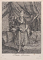 Femme Persienne, plate 91 from "Recueil de cent estampes représentent differentes nations du Levant", Jean Baptiste Vanmour French, Etching and engraving