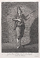 Grec des Isles de l'Archipel, joüant du Taboura, plate 70 from "Recueil de cent estampes représentent differentes nations du Levant", Jean Baptiste Vanmour French, Etching and engraving