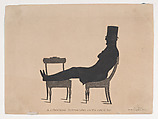 Silhouette of a Celebrated Commander on the Retir'd List, John Bruce  British, Aquatint