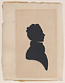 Silhouette of John Brent, Jr., A. Brent British, Pen and ink, brush and wash