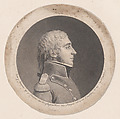 Portrait of a man to right, Gilles Louis Chrétien  French, Etching