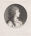 Portrait of Madame Roland, Gilles Louis Chrétien  French, Etching and aquatint